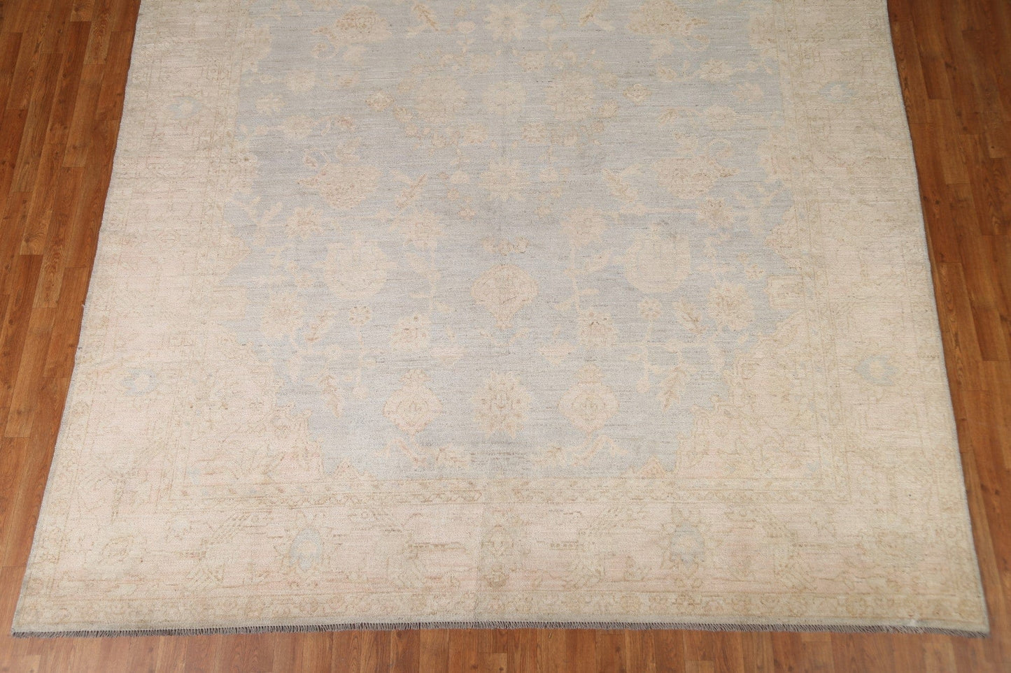 Vegetable Dye Oushak Turkish Area Rug 9x12