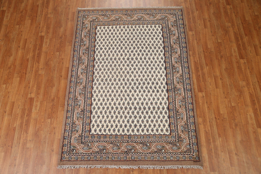 Ivory Botemir Wool Area Rug 6x8