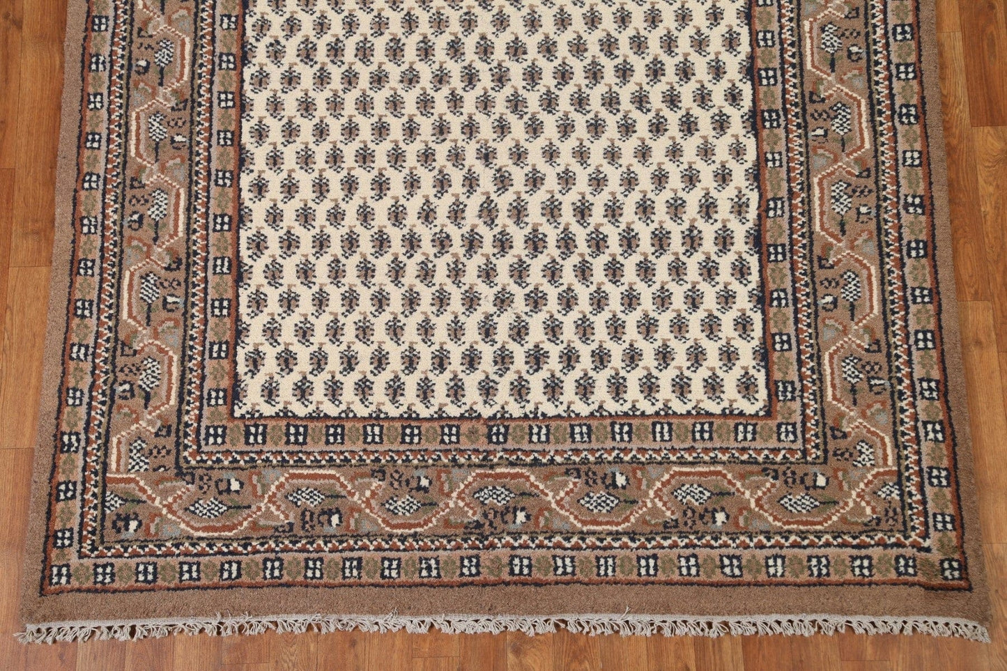 Ivory Botemir Wool Area Rug 6x8