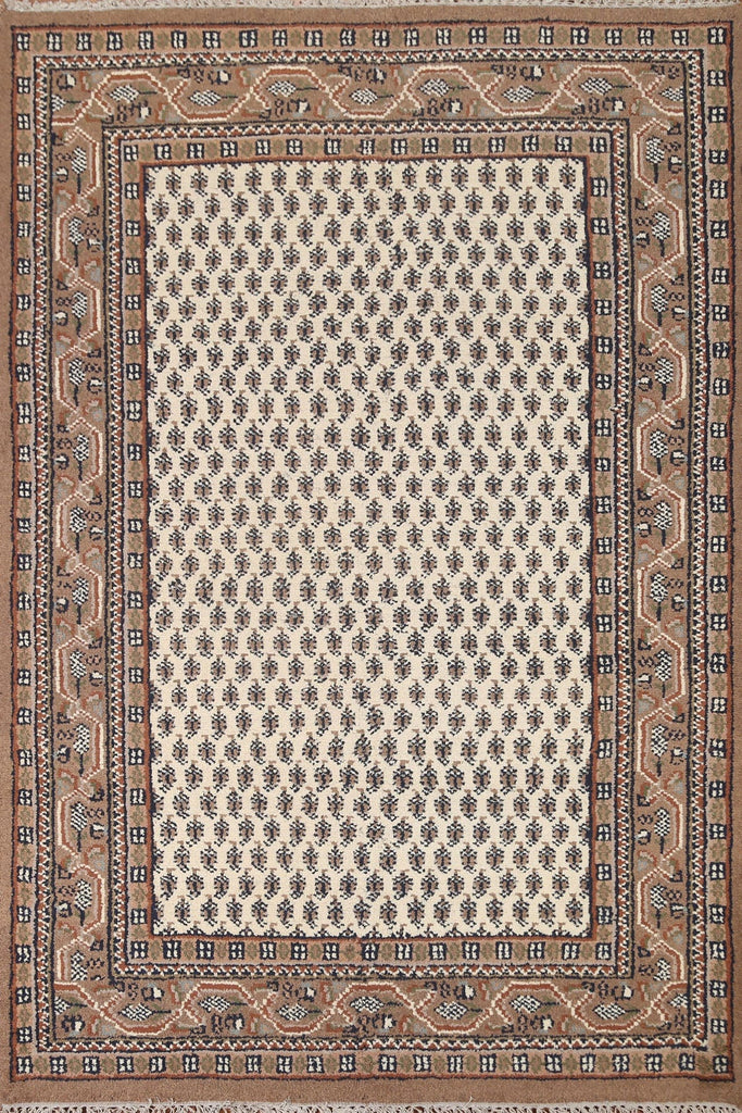 Ivory Botemir Wool Area Rug 6x8