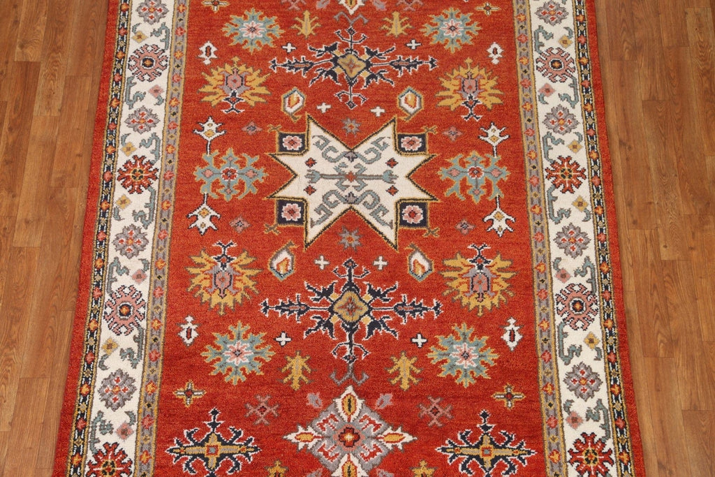 Handmade Kazak Oriental Area Rug 5x8