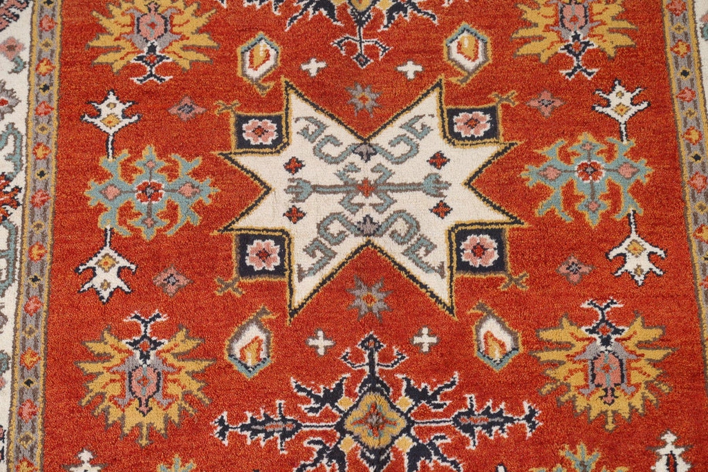 Handmade Kazak Oriental Area Rug 5x8