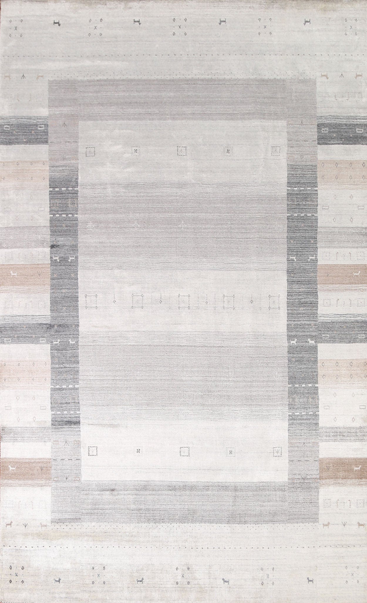 Geometric Gabbeh Area Rug 7x10