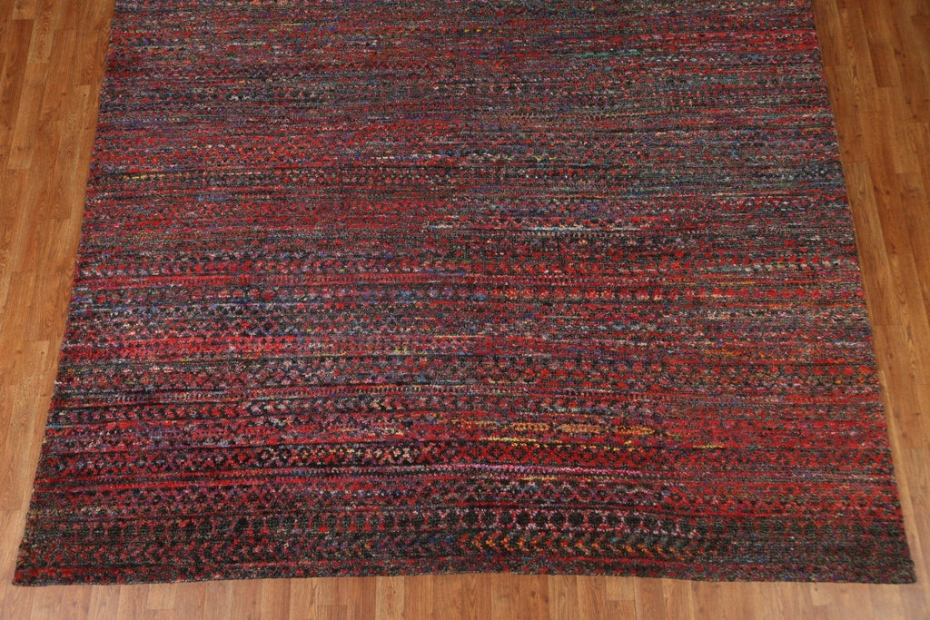 Jute & Wool Abstract Area Rug 9x11