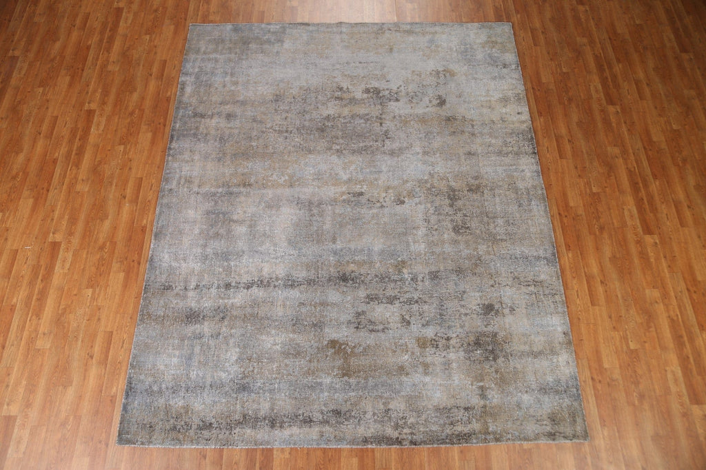 Distressed Look Abstract Area Rug 8x10