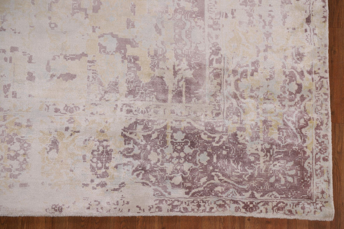 100% Silk Abstract Oriental Area Rug 9x12