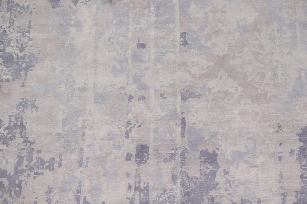 Distressed Look Abstract Oriental Area Rug 9x12