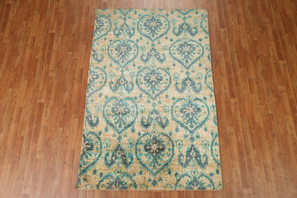 Jute & Wool Moroccan Area Rug 5x8