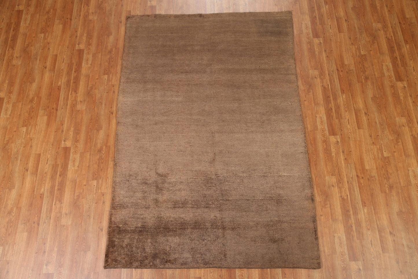 Brown Contemporary Area Rug 5x8