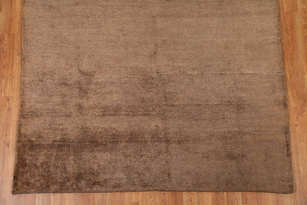 Brown Contemporary Area Rug 5x8