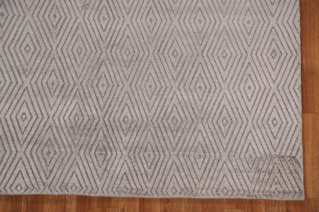 100% Silk Trellis Gabbeh Area Rug 5x8