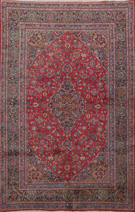 Traditional Kashmar Persian Area Rug 6x9