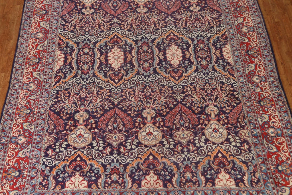 Vintage Wool Kashmar Persian Area Rug 9x12