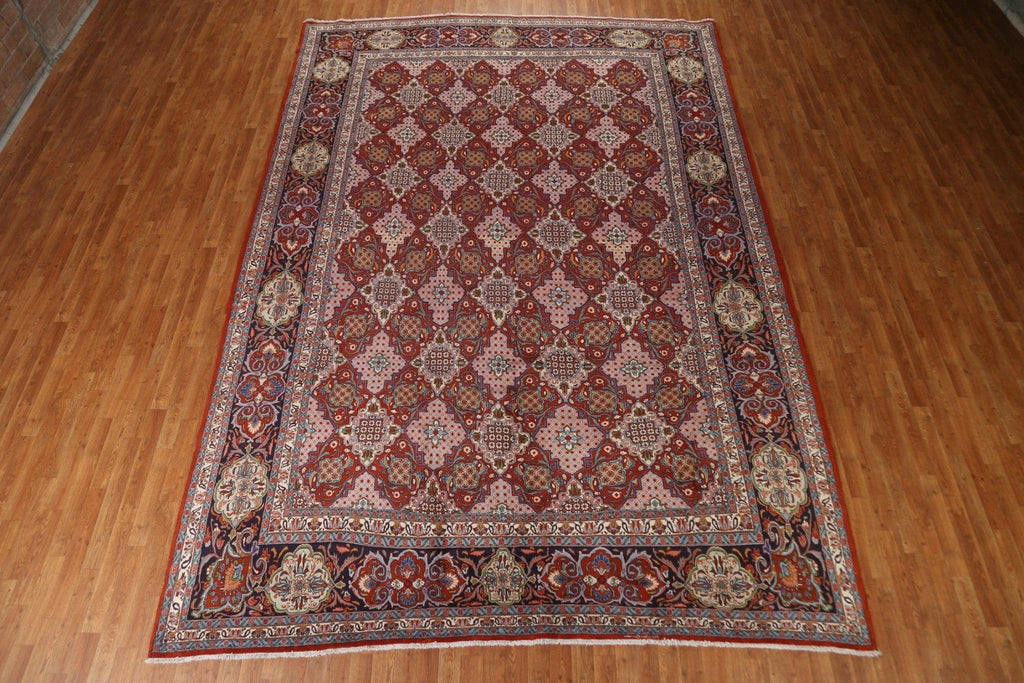 Vegetable Dye Isfahan Persian Large Rug 10x14