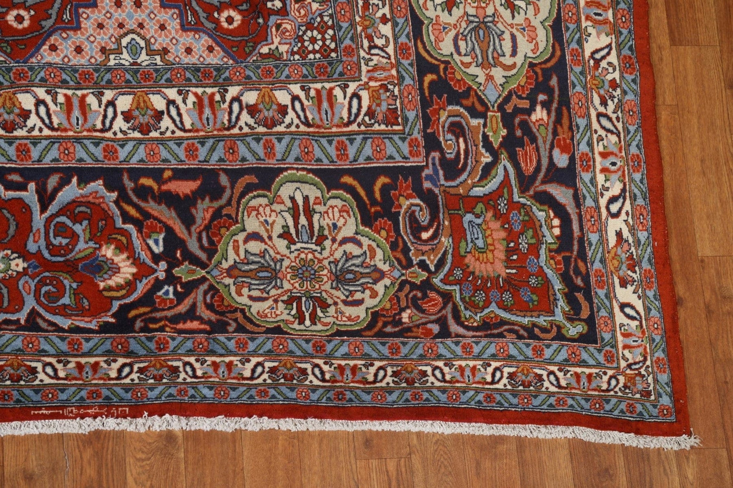 Vegetable Dye Isfahan Persian Large Rug 10x14