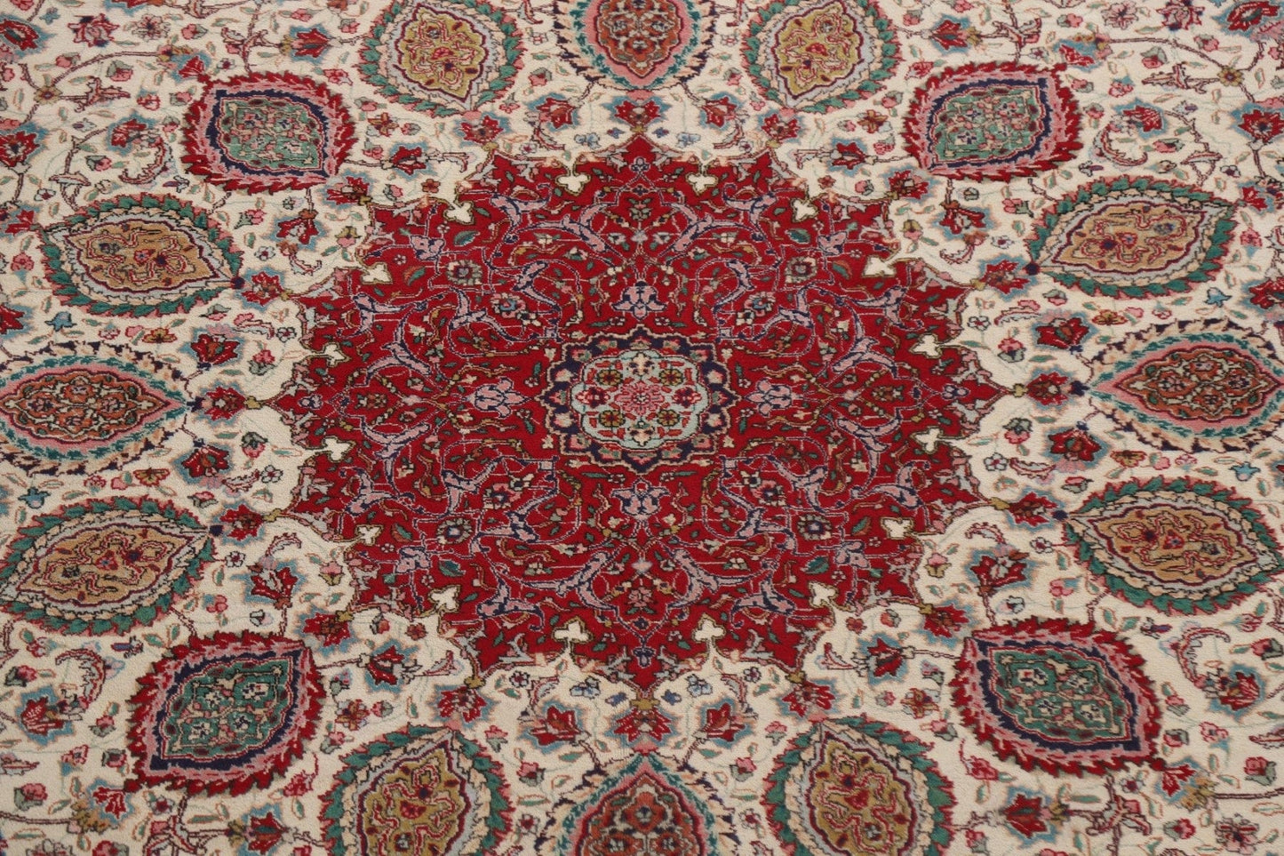 Vegetable Dye Tabriz Persian Large Rug 12x18