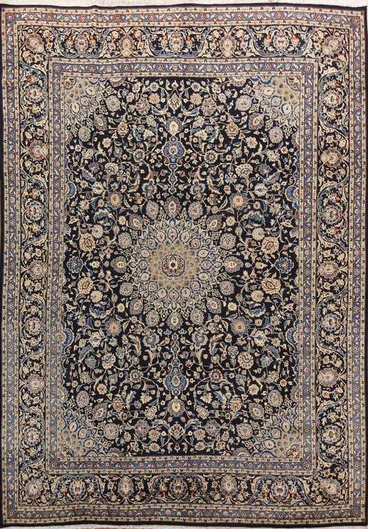 Navy Blue Kashmar Persian Area Rug 10x12