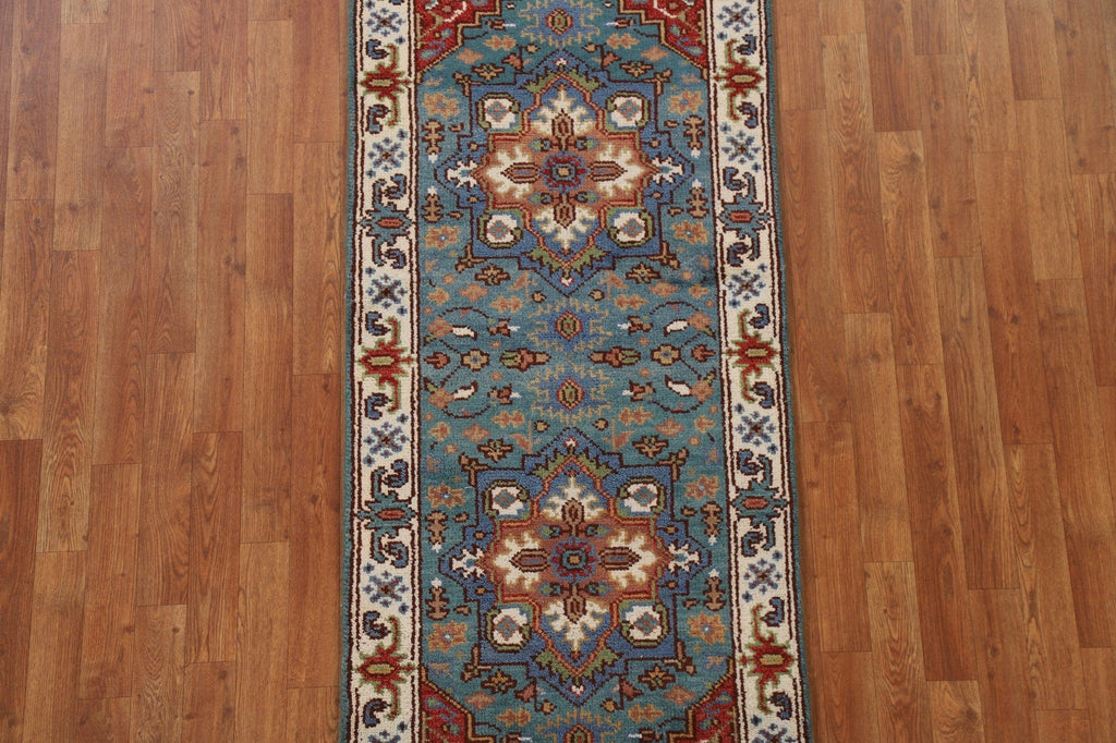 Handmade Heriz Serapi Wool Area Rug 3x6