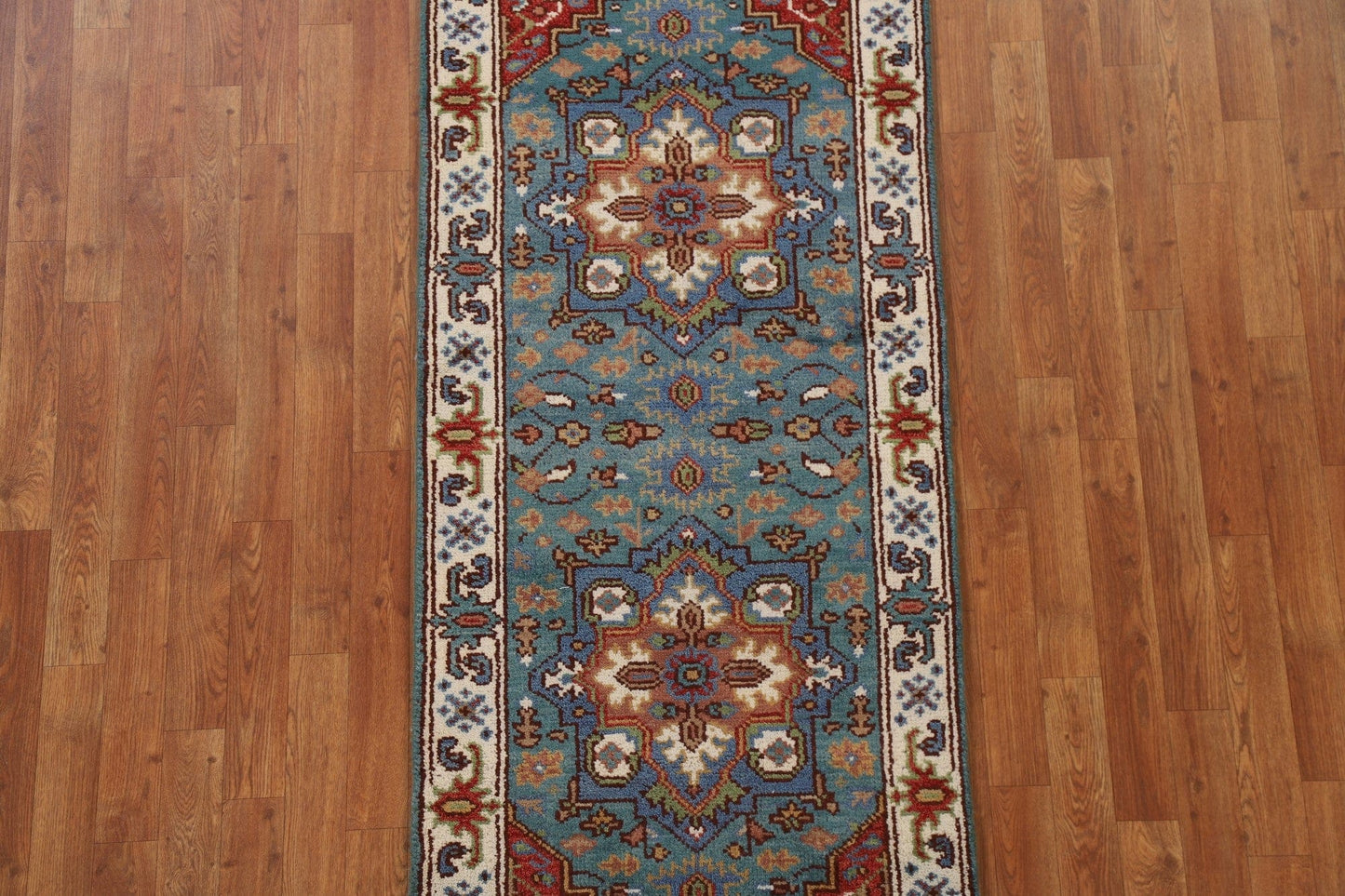 Handmade Heriz Serapi Wool Area Rug 3x6