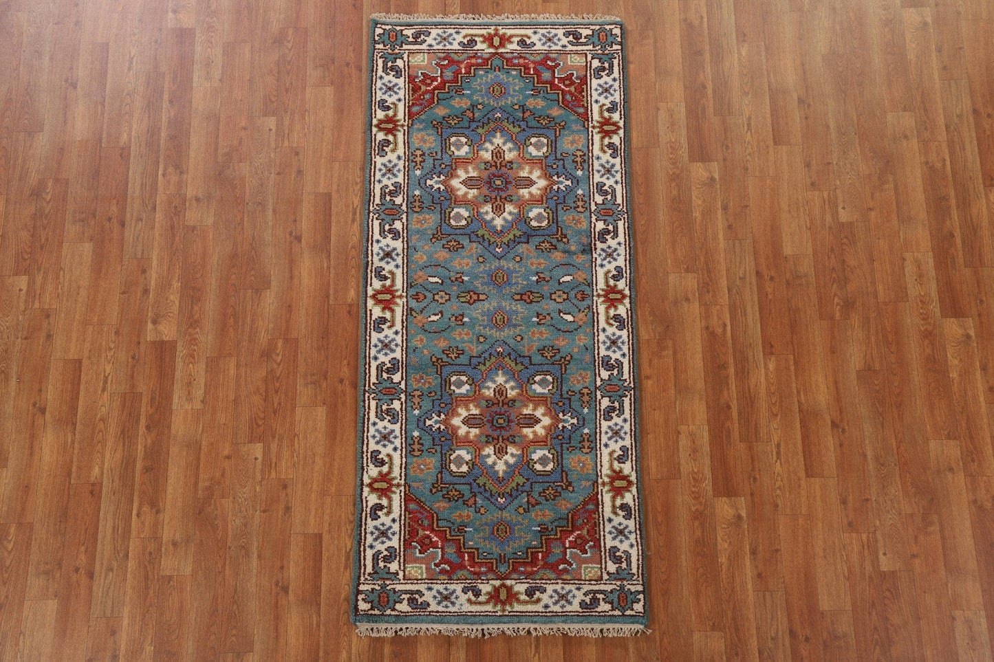 Handmade Heriz Serapi Wool Area Rug 3x6