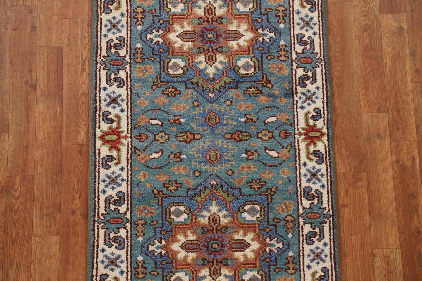 Handmade Heriz Serapi Wool Area Rug 3x6