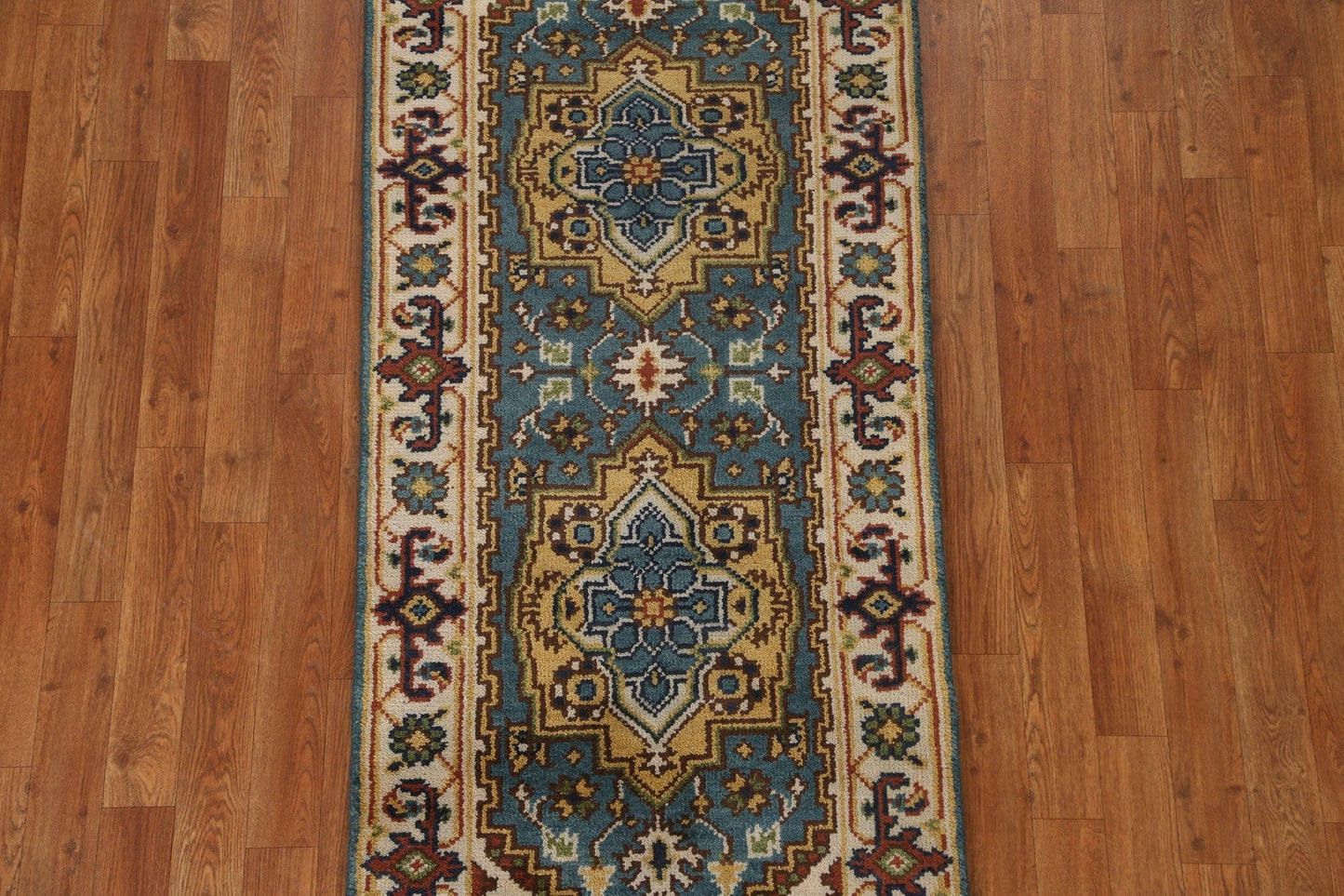 Wool Heriz Serapi Runner Rug 2x6