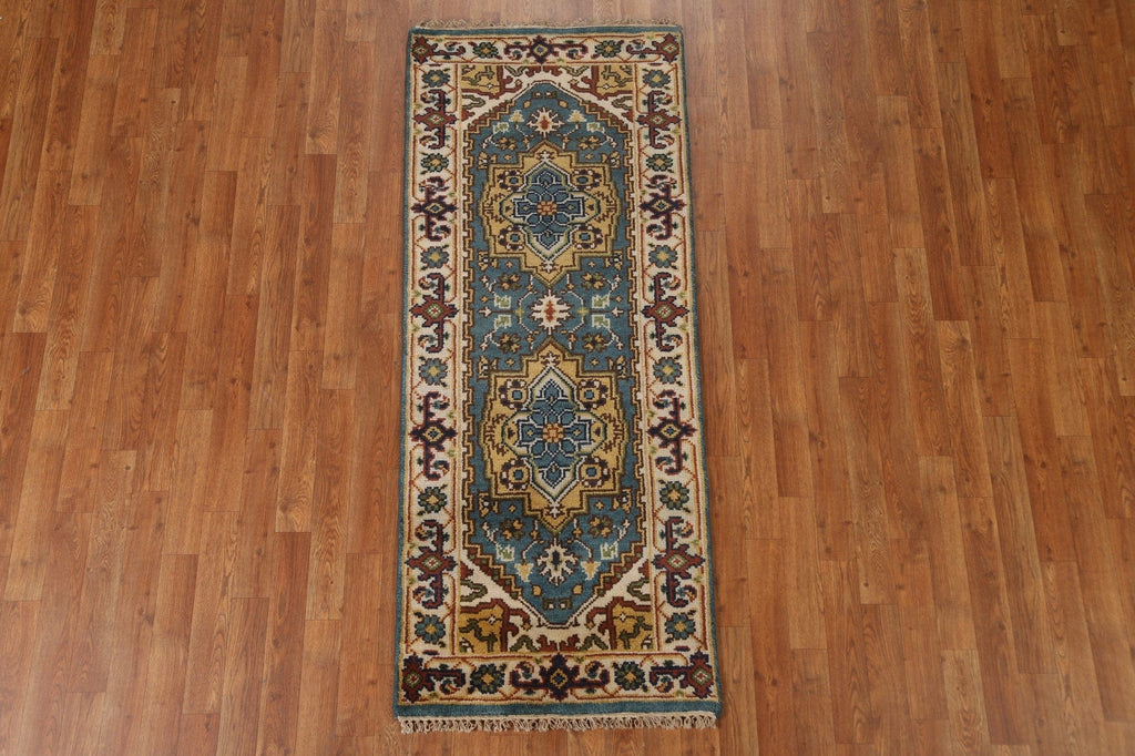 Wool Heriz Serapi Runner Rug 2x6