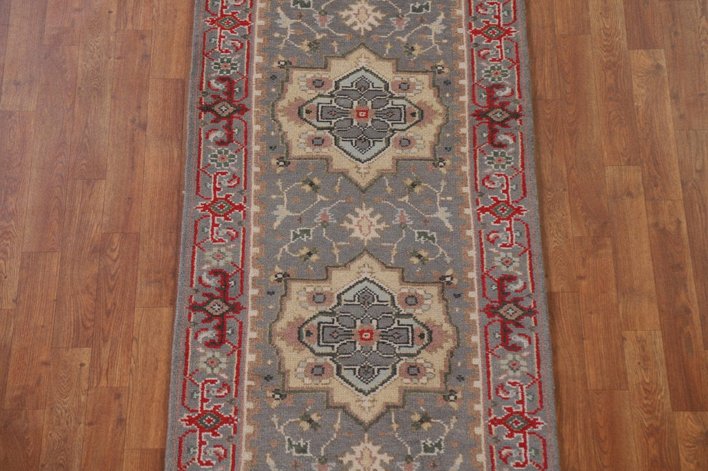 Gray Heriz Serapi Runner Rug 3x16