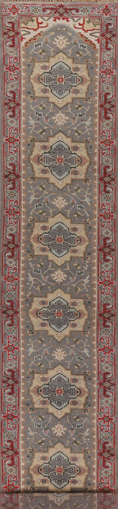 Gray Heriz Serapi Runner Rug 3x16