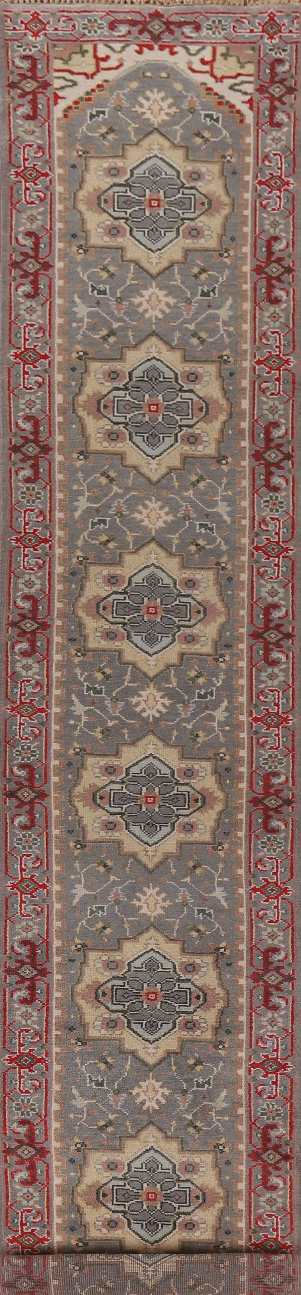 Gray Heriz Serapi Runner Rug 3x16