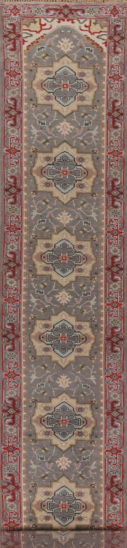 Gray Heriz Serapi Runner Rug 3x16