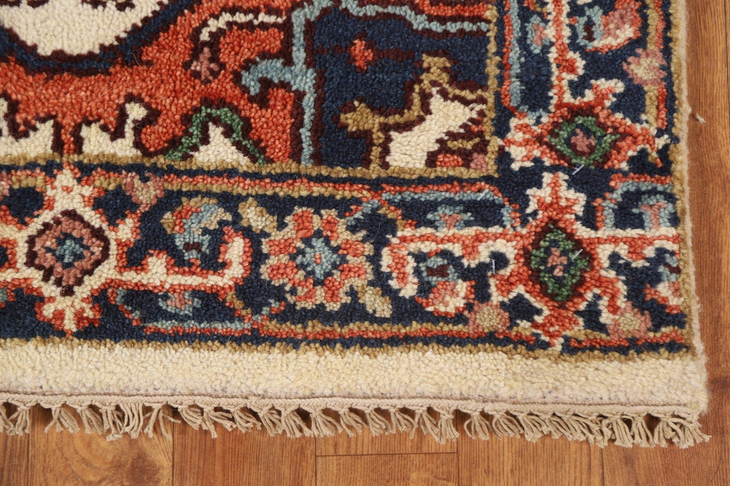 Wool Heriz Serapi Oriental Runner Rug 3x12