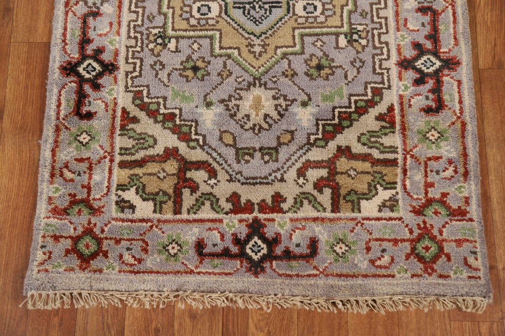 Geometric Heriz Serapi Oriental Runner Rug 3x14