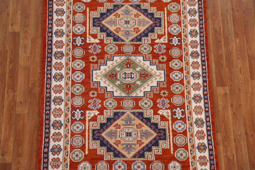 Geometric Kazak Area Rug 4x6