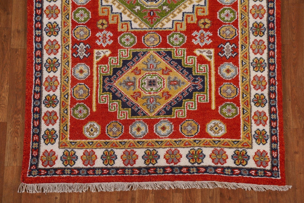 Geometric Kazak Area Rug 4x6