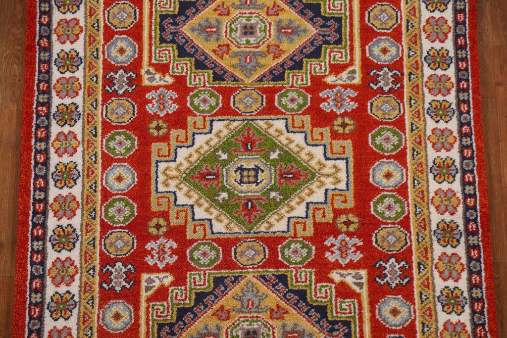 Geometric Kazak Area Rug 4x6