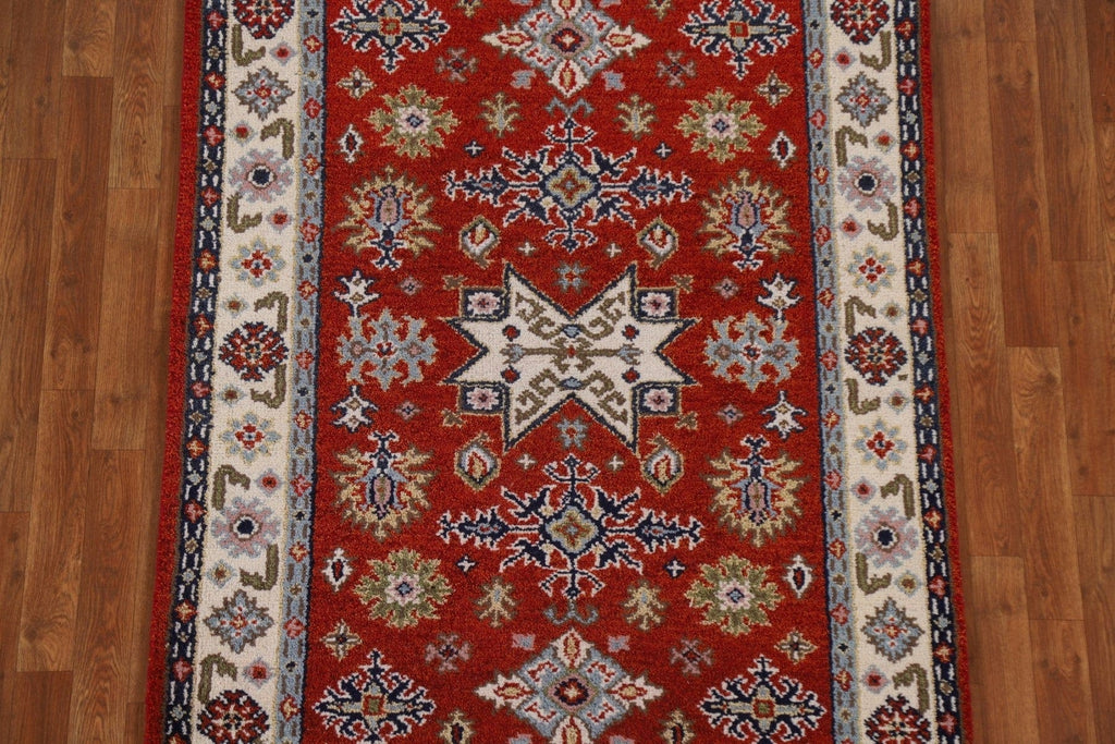 Geometric Kazak Area Rug 4x6