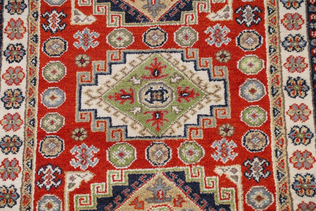 Geometric Kazak Area Rug 4x6