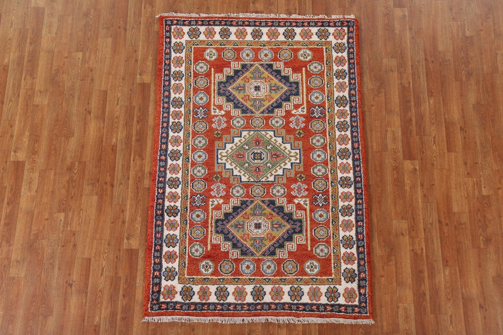 Kazak Handmade Area Rug 4x6