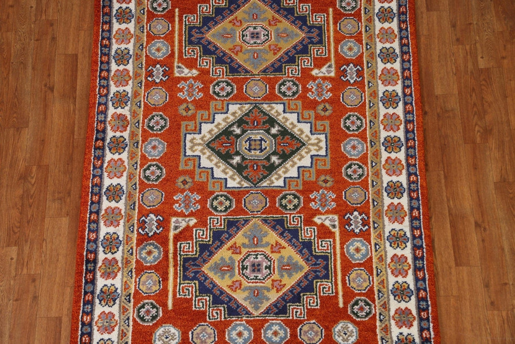 Handmade Kazak Oriental Area Rug 4x6