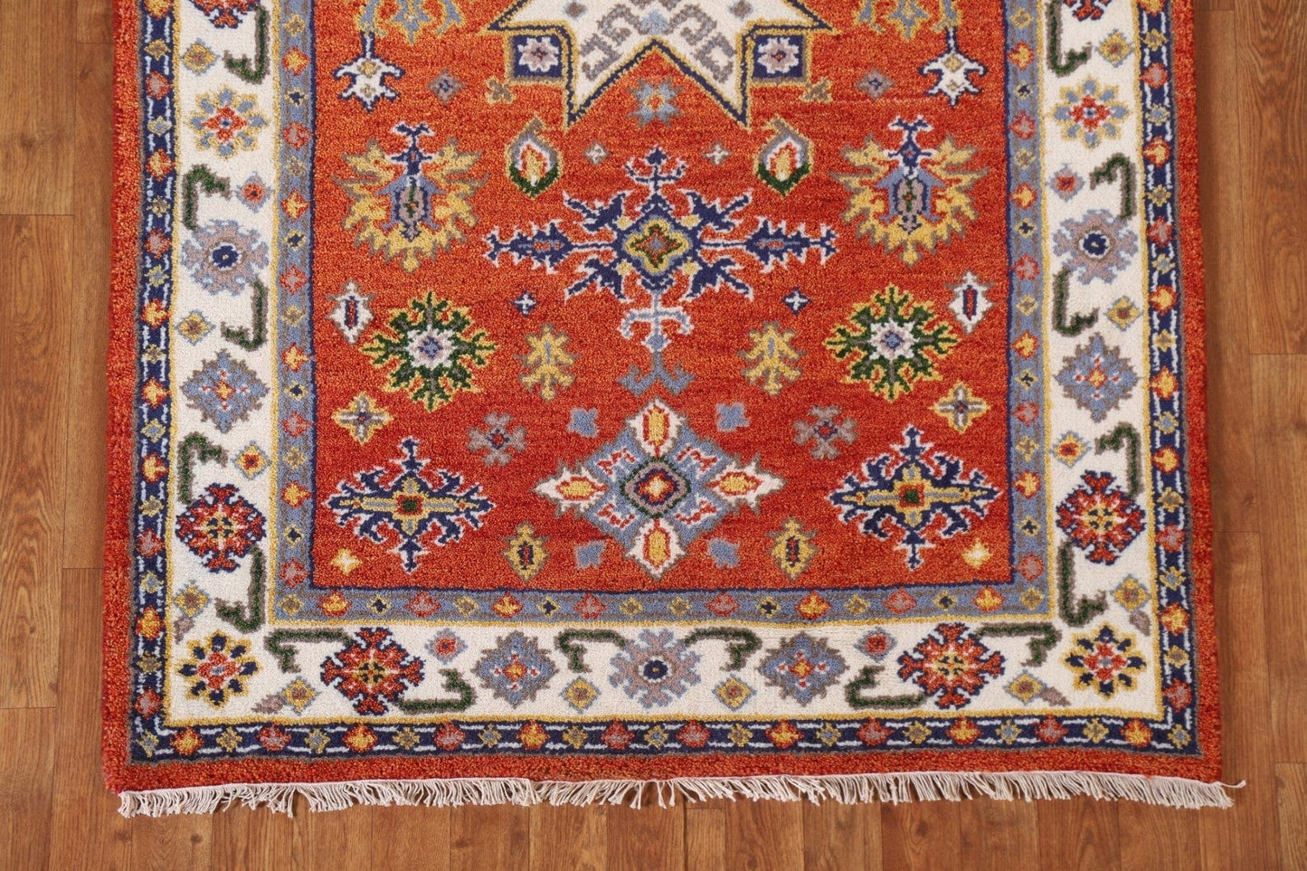 Handmade Kazak Oriental Area Rug 4x6