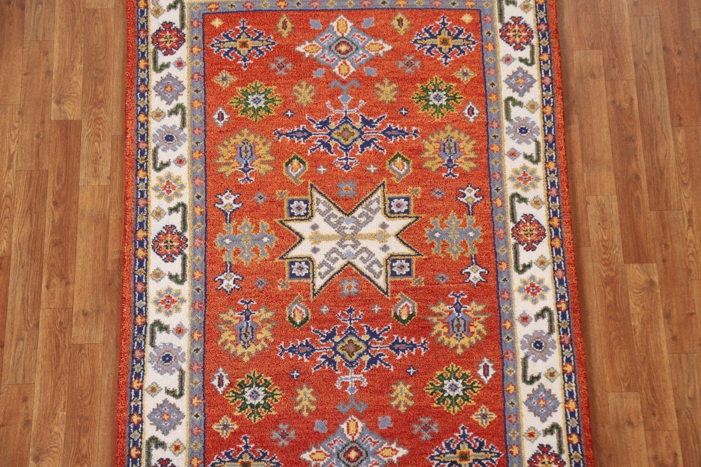 Handmade Kazak Oriental Area Rug 4x6