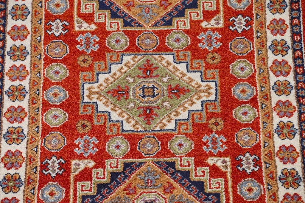 Geometric Kazak Area Rug 4x6