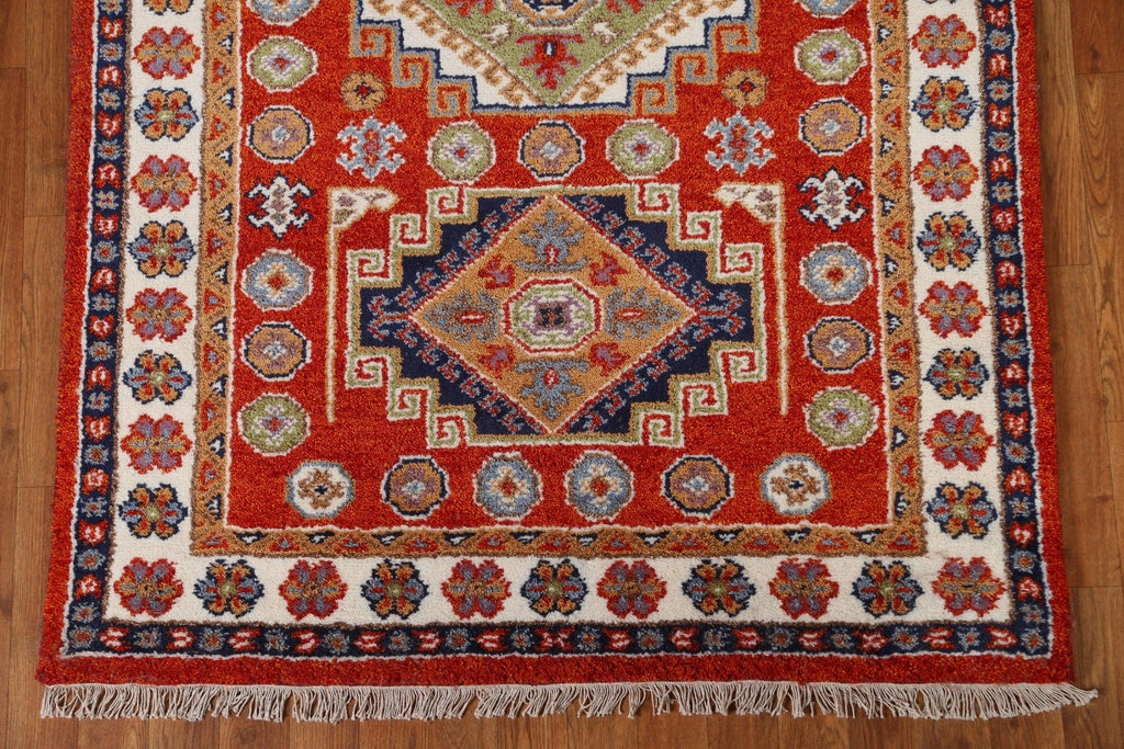 Geometric Kazak Area Rug 4x6