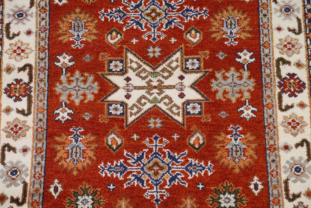 Geometric Kazak Area Rug 4x6