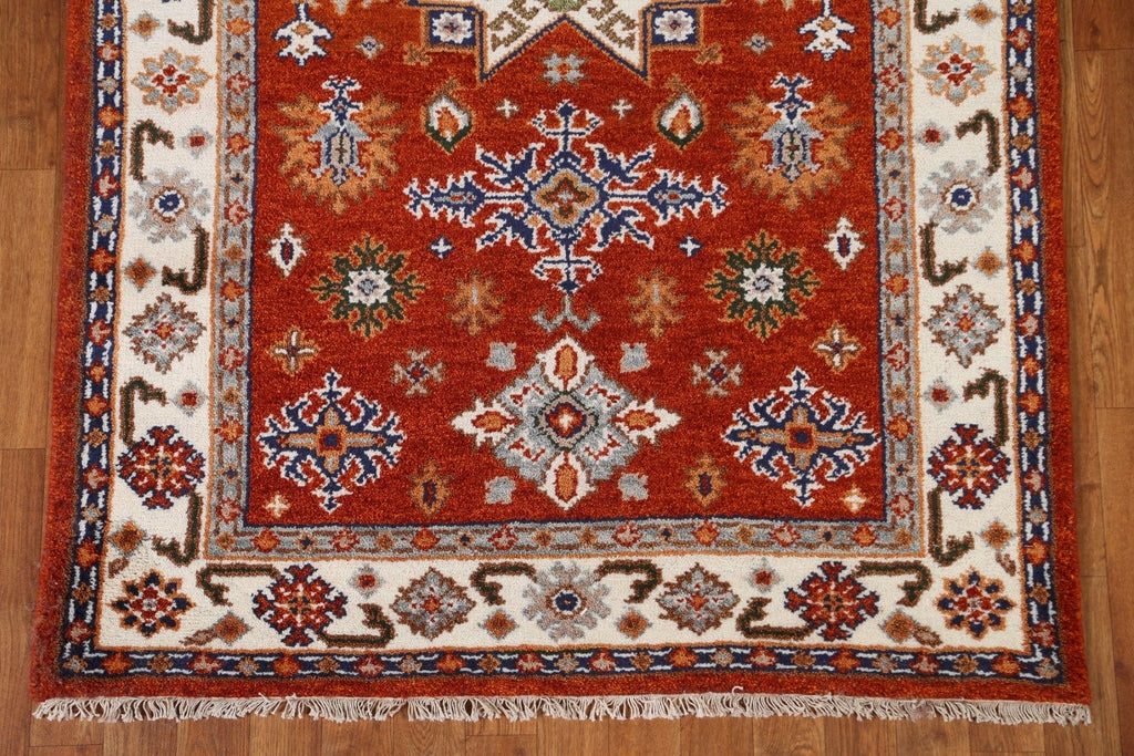 Geometric Kazak Area Rug 4x6