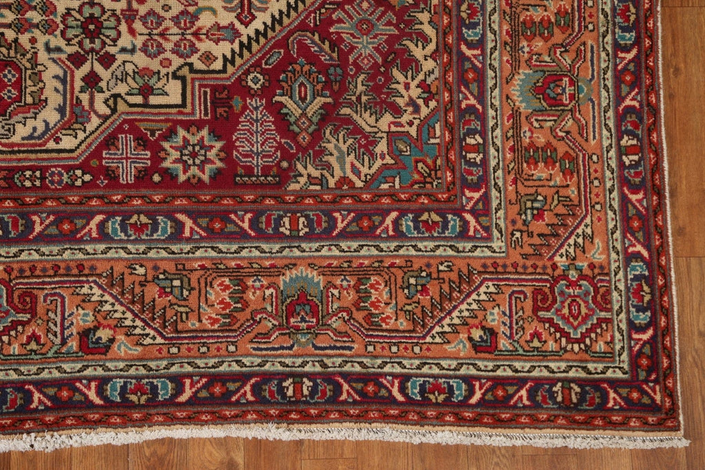 Geometric Tabriz Persian Area Rug 7x10