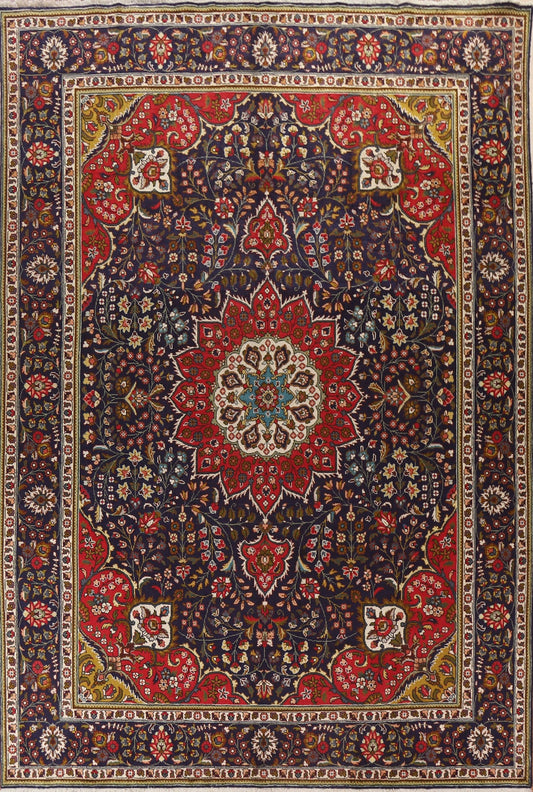 Vegetable Dye Tabriz Persian Area Rug 10x13