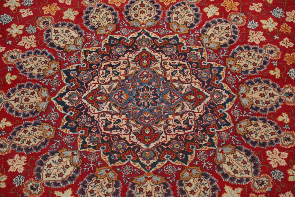 Vegetable Dye Isfahan Persian Large Rug 11x15