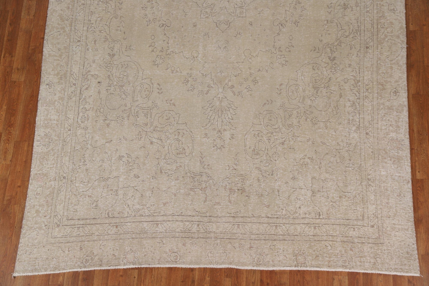 Distressed Muted Tabriz Persian Area Rug 8x12